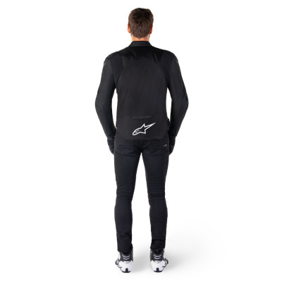 bunda T-JAWS V4 WATERPROOF, ALPINESTARS (černá/bílá) 2026