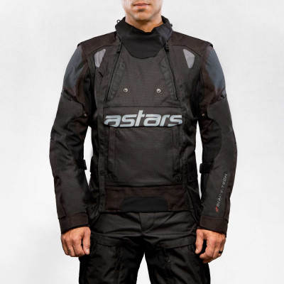 bunda HALO DRYSTAR, ALPINESTARS (tmavě modrá/khaki/oranžová/černá) 2025
