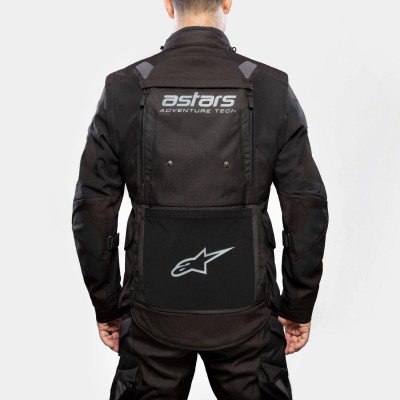 bunda HALO DRYSTAR, ALPINESTARS (tmavě modrá/khaki/oranžová/černá) 2025