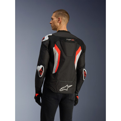 bunda T-GP AIR, ALPINESTARS (černá/červená fluo) 2026