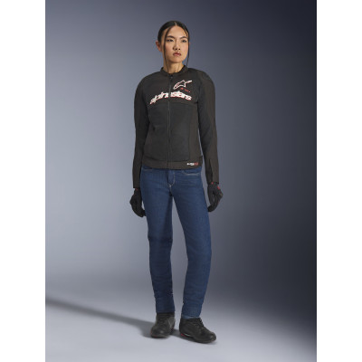 bunda STELLA SMX AIR, ALPINESTARS (černá/bílá/červená fluo) 2026