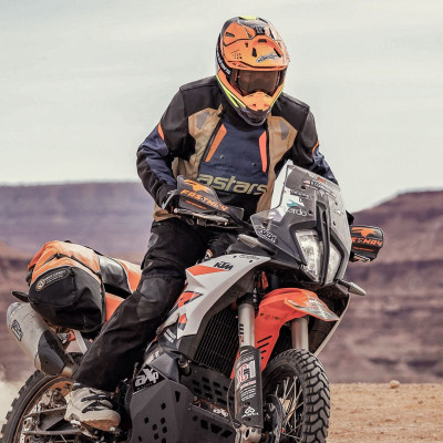 bunda HALO DRYSTAR, ALPINESTARS (tmavě modrá/khaki/oranžová/černá) 2025