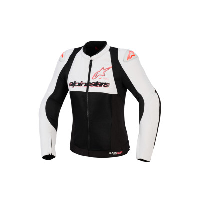 bunda STELLA SMX AIR, ALPINESTARS (světle šedá/černá/růžová) 2026