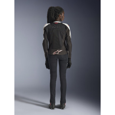 bunda STELLA SMX AIR, ALPINESTARS (světle šedá/černá/růžová) 2026