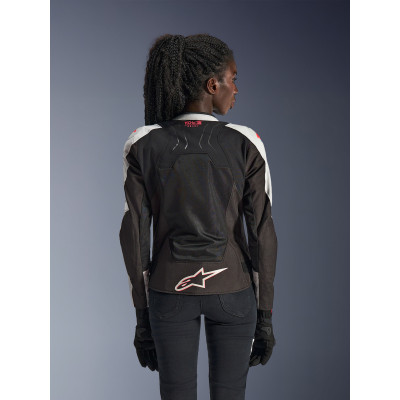 bunda STELLA SMX AIR, ALPINESTARS (světle šedá/černá/růžová) 2026