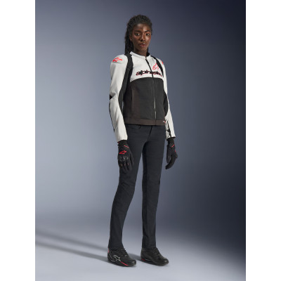 bunda STELLA SMX AIR, ALPINESTARS (světle šedá/černá/růžová) 2026