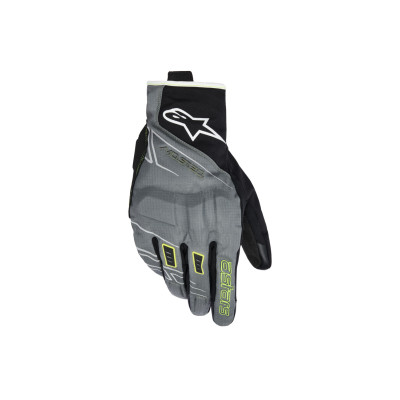 rukavice MOBLAST WATERPROOF, ALPINESTARS (šedá/černá/žlutá fluo/bílá) 2026