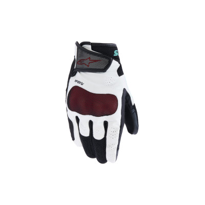 rukavice STELLA MOGRESS AIRFLOW, ALPINESTARS (bílá offwhite/černá/tyrkysová) 2026