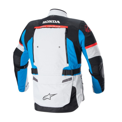 bunda BOGOTA PRO DRYSTAR HONDA kolekce, ALPINESTARS (světle šedá/červená fluo/modrá/černá) 2025
