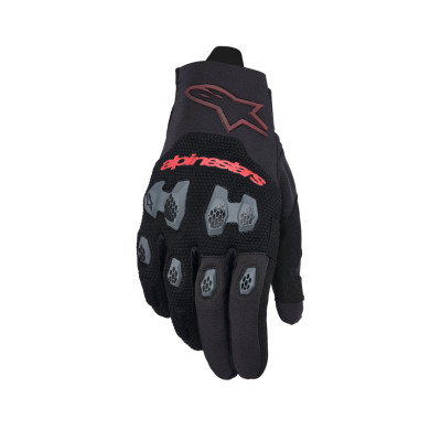 rukavice PRO-DURA, ALPINESTARS (černá/červená) 2025