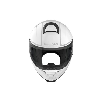 Mesh přilba s headsetem Outrush 2, SENA (lesklá bílá)