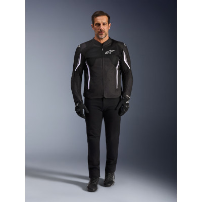 bunda AST V3 AIR, ALPINESTARS (černá/bílá) 2026