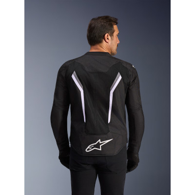 bunda AST V3 AIR, ALPINESTARS (černá/bílá) 2026