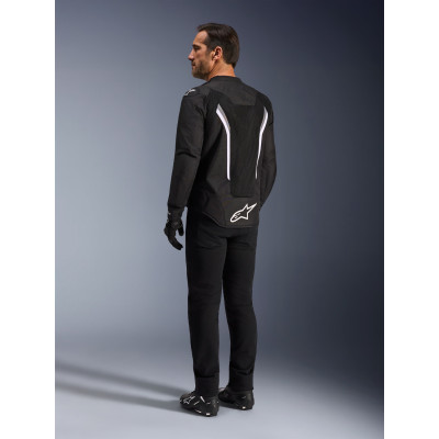 bunda AST V3 AIR, ALPINESTARS (černá/bílá) 2026