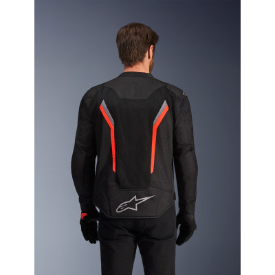 bunda AST V3 AIR, ALPINESTARS (černá/červená/šedá) 2026