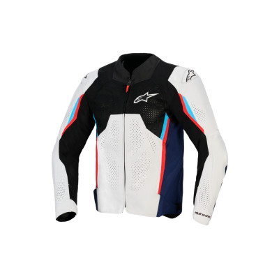 bunda AST V3 AIR, ALPINESTARS (bílá/modrá/červená/černá) 2026
