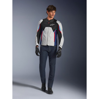 bunda AST V3 AIR, ALPINESTARS (bílá/modrá/červená/černá) 2026