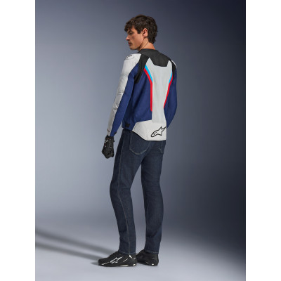 bunda AST V3 AIR, ALPINESTARS (bílá/modrá/červená/černá) 2026