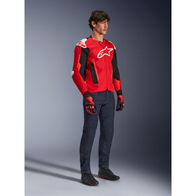 bunda T-GP AIR, ALPINESTARS (červená/červená fluo/bílá/černá) 2026