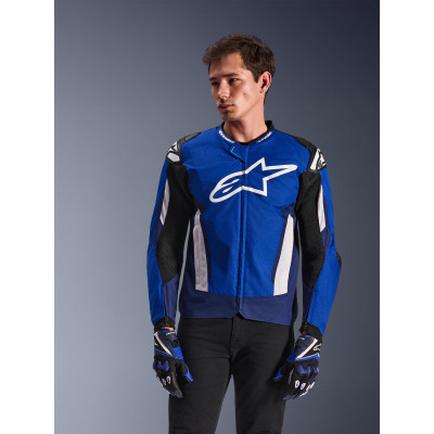 bunda T-GP AIR, ALPINESTARS (modrá/bílá/černá) 2026