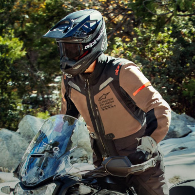 bunda ST-7 GORE-TEX, ALPINESTARS (hnědá/černá) 2025