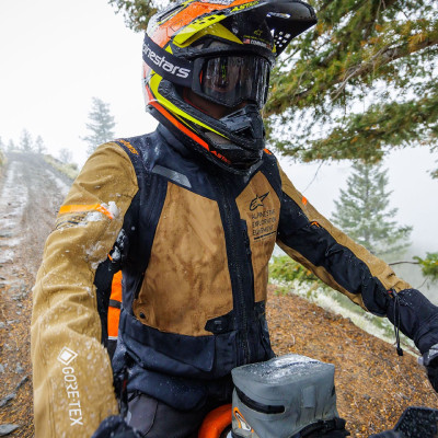 bunda ST-7 GORE-TEX, ALPINESTARS (hnědá/černá) 2025