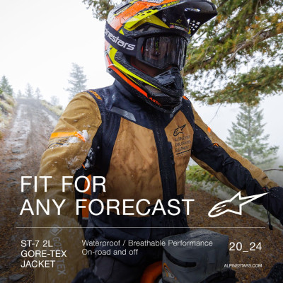 bunda ST-7 GORE-TEX, ALPINESTARS (hnědá/černá) 2025