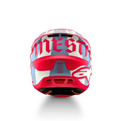 přilba SUPERTECH S-M7 limitovaná edice BEAST COAST, ALPINESTARS (šedá/černá/oranžová) 2026