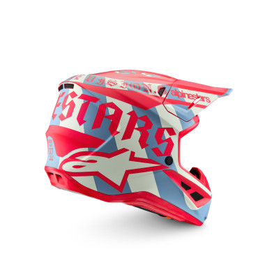 přilba SUPERTECH S-M7 limitovaná edice BEAST COAST, ALPINESTARS (šedá/černá/oranžová) 2026