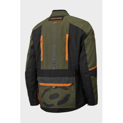 enduro bunda TRAILER CRAFT, 4SQUARE - pánská (khaki,oranžová) 2026