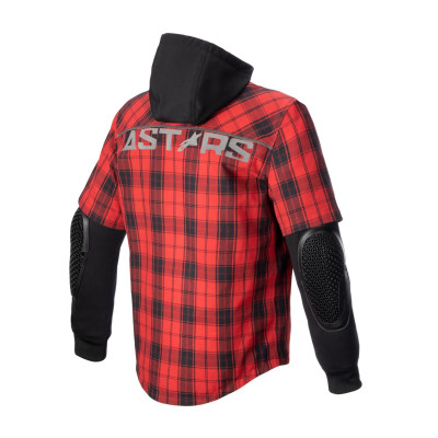 košile MO.ST.EQ TARTAN, ALPINESTARS (červená/černá) 2025