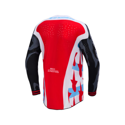 dres TECHSTAR limitovaná edice BEAST COAST, ALPINESTARS (šedá/černá/oranžová) 2026