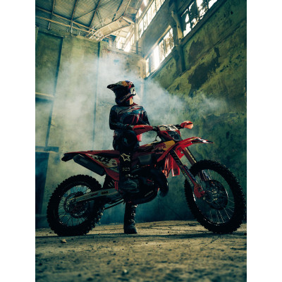 dres TECHSTAR limitovaná edice BEAST COAST, ALPINESTARS (šedá/černá/oranžová) 2026