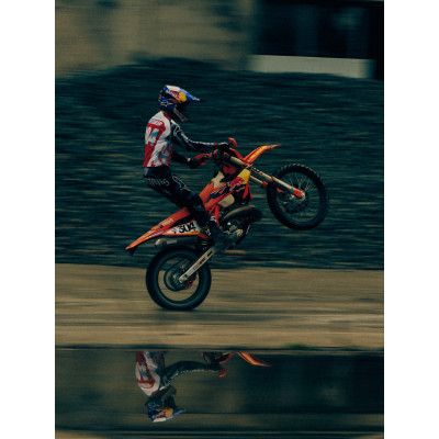 dres TECHSTAR limitovaná edice BEAST COAST, ALPINESTARS (šedá/černá/oranžová) 2026