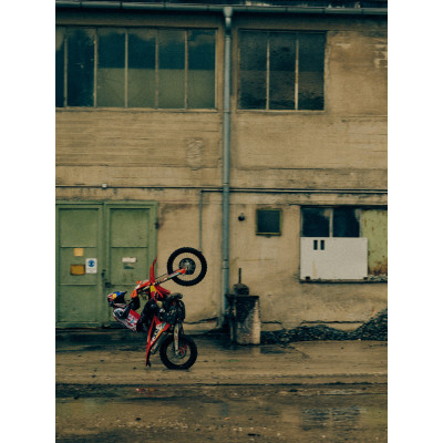 dres TECHSTAR limitovaná edice BEAST COAST, ALPINESTARS (šedá/černá/oranžová) 2026