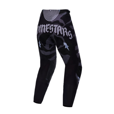 kalhoty TECHSTAR limitovaná edice BEAST COAST, ALPINESTARS (šedá/černá/oranžová) 2026