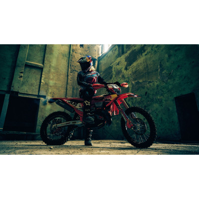 kalhoty TECHSTAR limitovaná edice BEAST COAST, ALPINESTARS (šedá/černá/oranžová) 2026