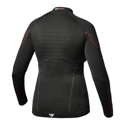 termotriko s dlouhým rukávem Hero Long sleeve ZIP - warm, UNDER SHIELD, dámské (černá)