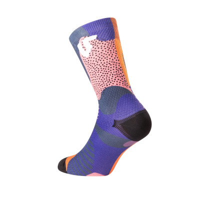 ponožky FUNKY CAMO, UNDER SHIELD (fialová/růžová/žlutá)