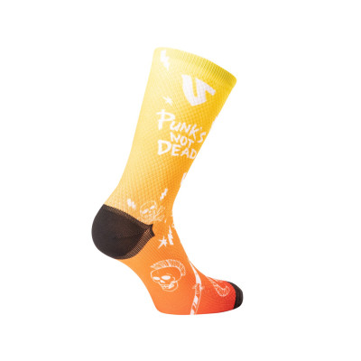 ponožky PUNK'S NOT DEAD, UNDER SHIELD (žlutá)