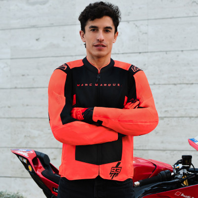 bunda T-SPS AIR V2 MM93 kolekce, ALPINESTARS (červená fluo/černá) 2026