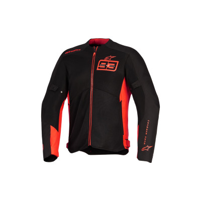 bunda C-1 AIR MM93 kolekce, ALPINESTARS (červená fluo/červená/černá) 2026