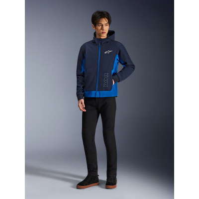 bunda RADIUM TECH HOODIE, ALPINESTARS (tmavě modrá/modrá) 2026