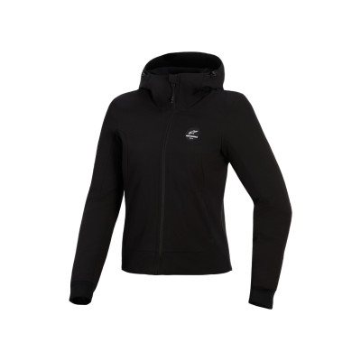 bunda STELLA RADIUM TECH HOODIE, ALPINESTARS, dámská (černá) 2026