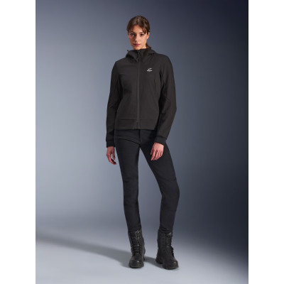 bunda STELLA RADIUM TECH HOODIE, ALPINESTARS, dámská (černá) 2026