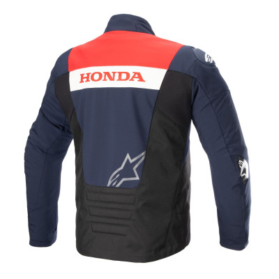 bunda SMX WATERPROOF HONDA kolekce, ALPINESTARS (modrá/černá/červená/bílá) 2025