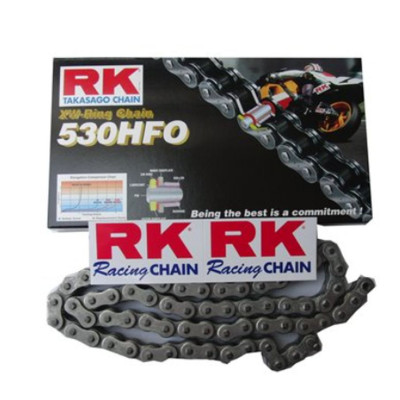 Řetěz RK 530HFO-114 (114 článků) XW-RING do 900ccm/40,0KN (nýtovací spona) (MADE IN JAPAN)