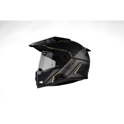 Mesh přilba s headsetem Outlander, SENA (matná černá)