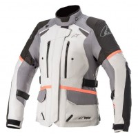 bunda STELLA ANDES DRYSTAR, TECH-AIR 5 kompatibilní, ALPINESTARS, dámská (světle šedá/tmavě šedá/černá/růžová fluo) 2025