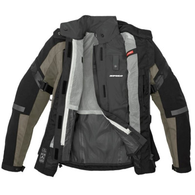 bunda 4SEASON EVO LADY 2023, SPIDI (černá/vojenská zelená)